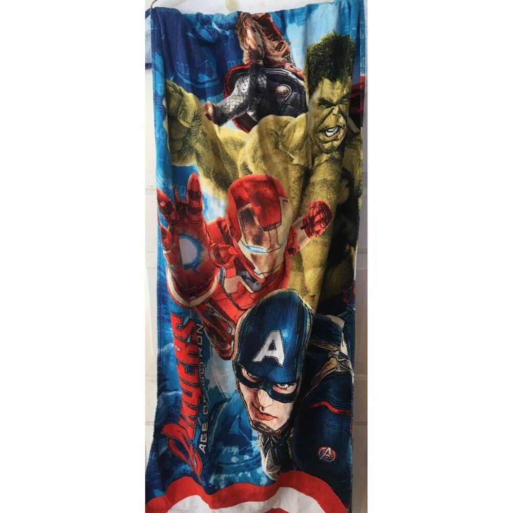 Marvel Avengers Heroes Spiderman Florida Lot of 2 Towels Free Shipping